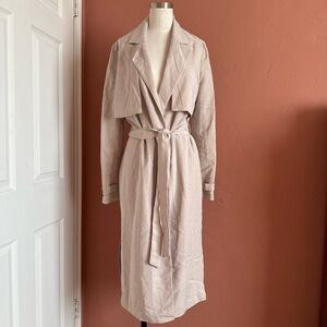 Intermix tan/khaki trench coat